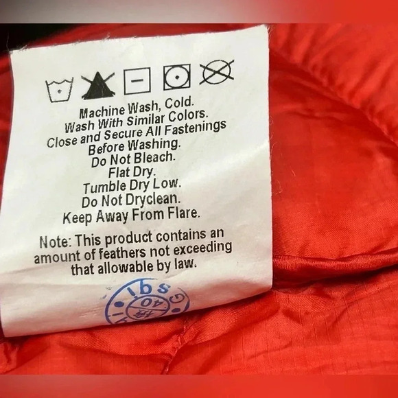 Regna X Kolon Sport Goosedown Lightweight Outdoor Puffer Jacket Men Size XL EUC! - Picture 15 of 15